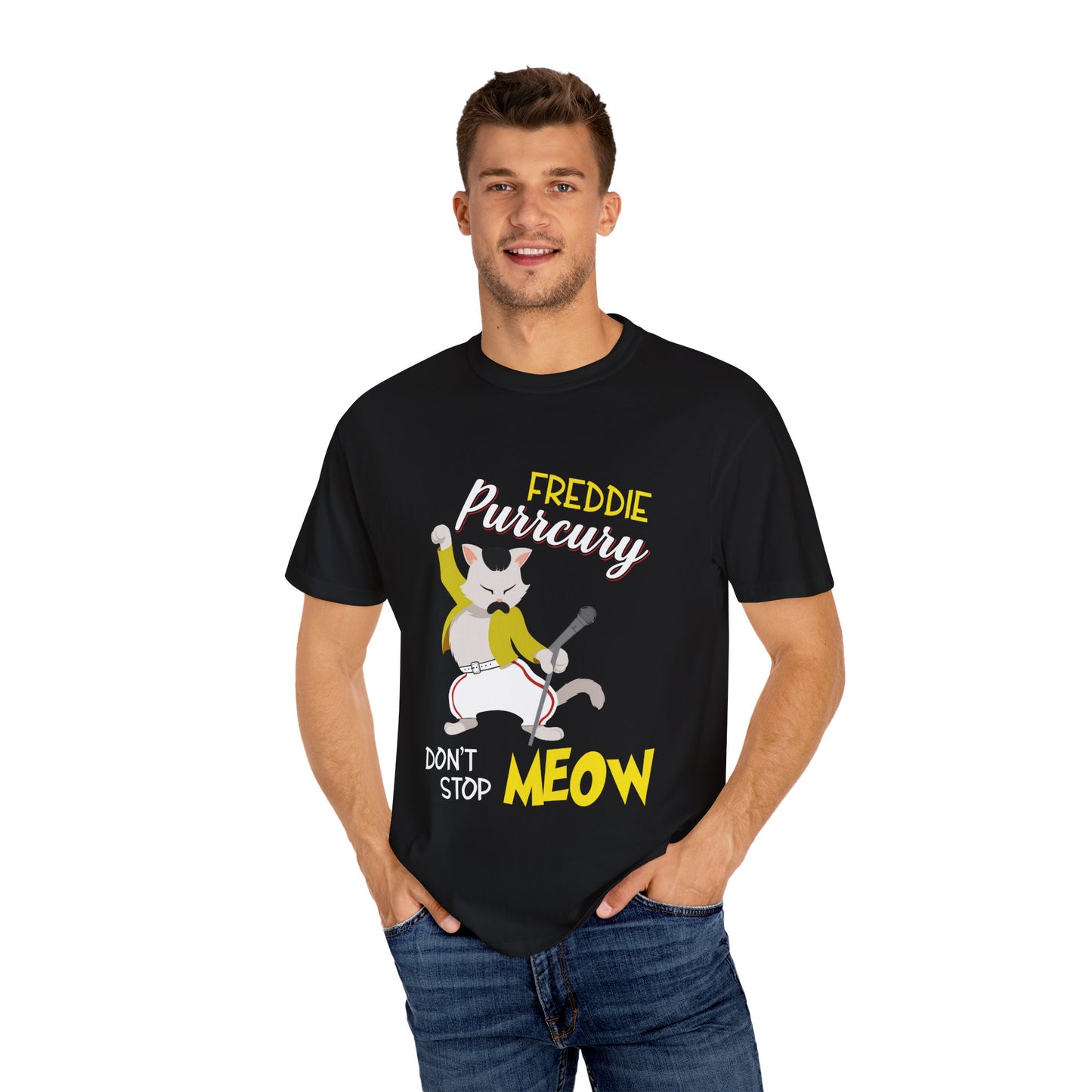 Freddie Purrcury Don’t Stop Meow T-Shirt