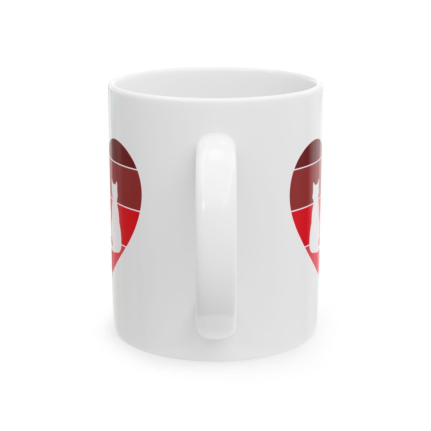 Cat Tail Love Coffee Mug
