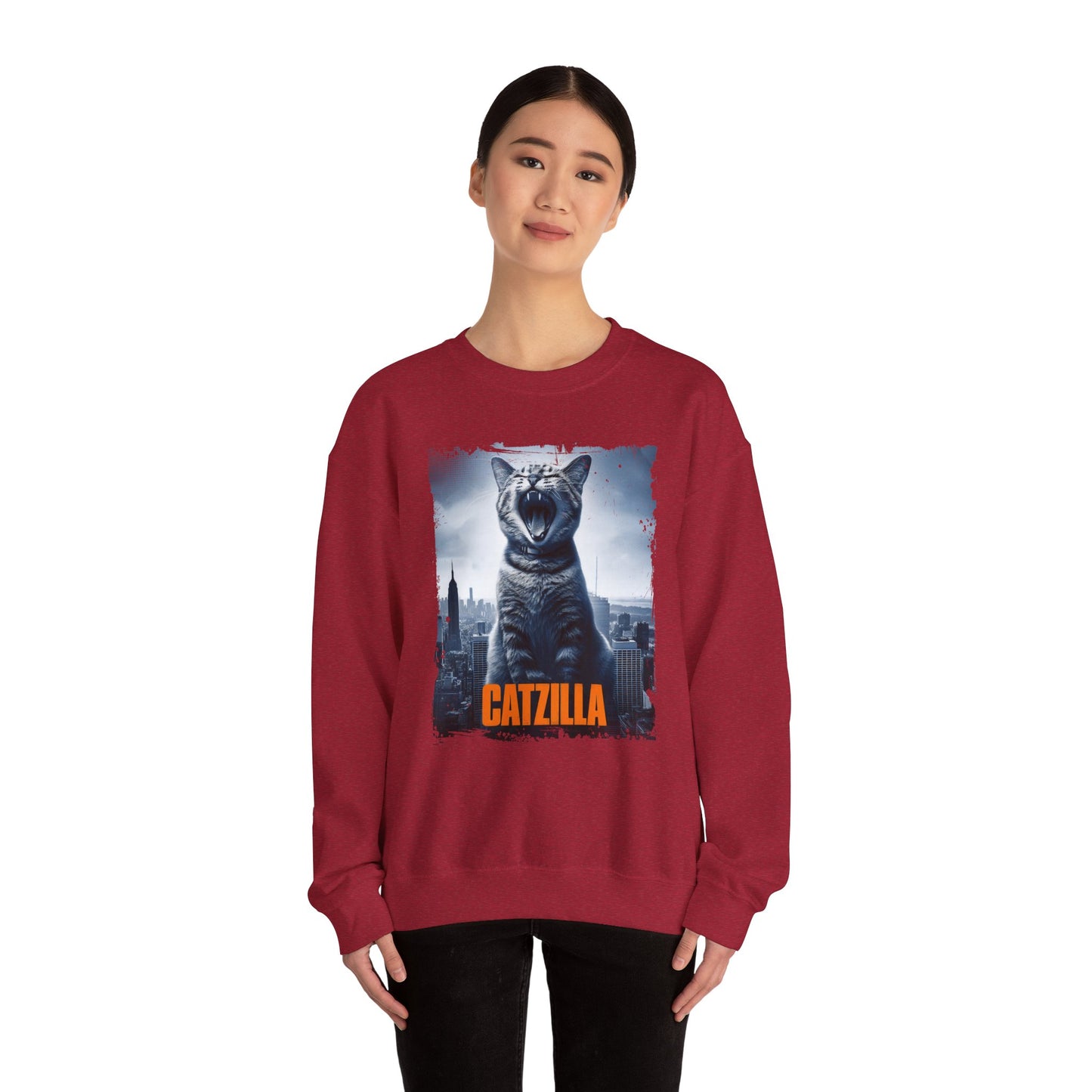 Catzilla Movie Crewneck Sweatshirt