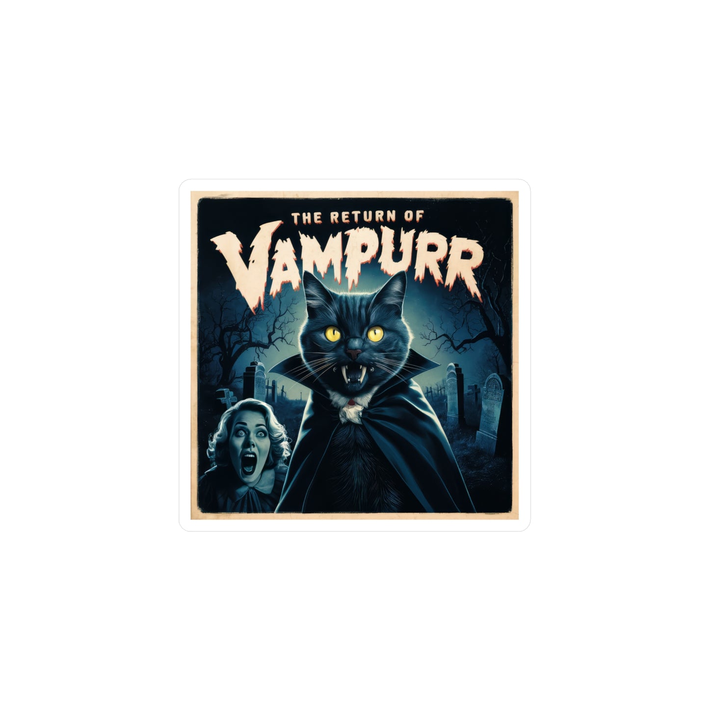 The Return Of Vampurr Movie Vinyl Decal