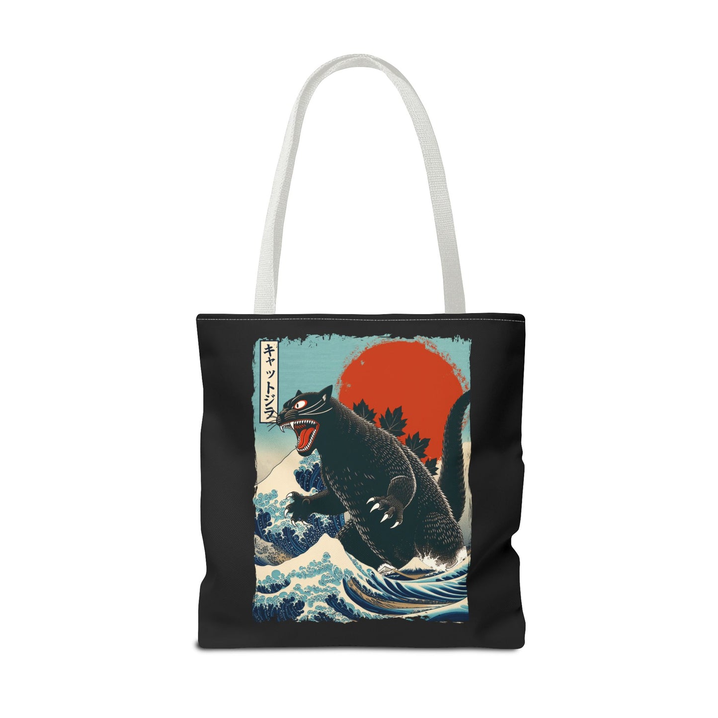 Catzilla Japanese Art Tote Bag