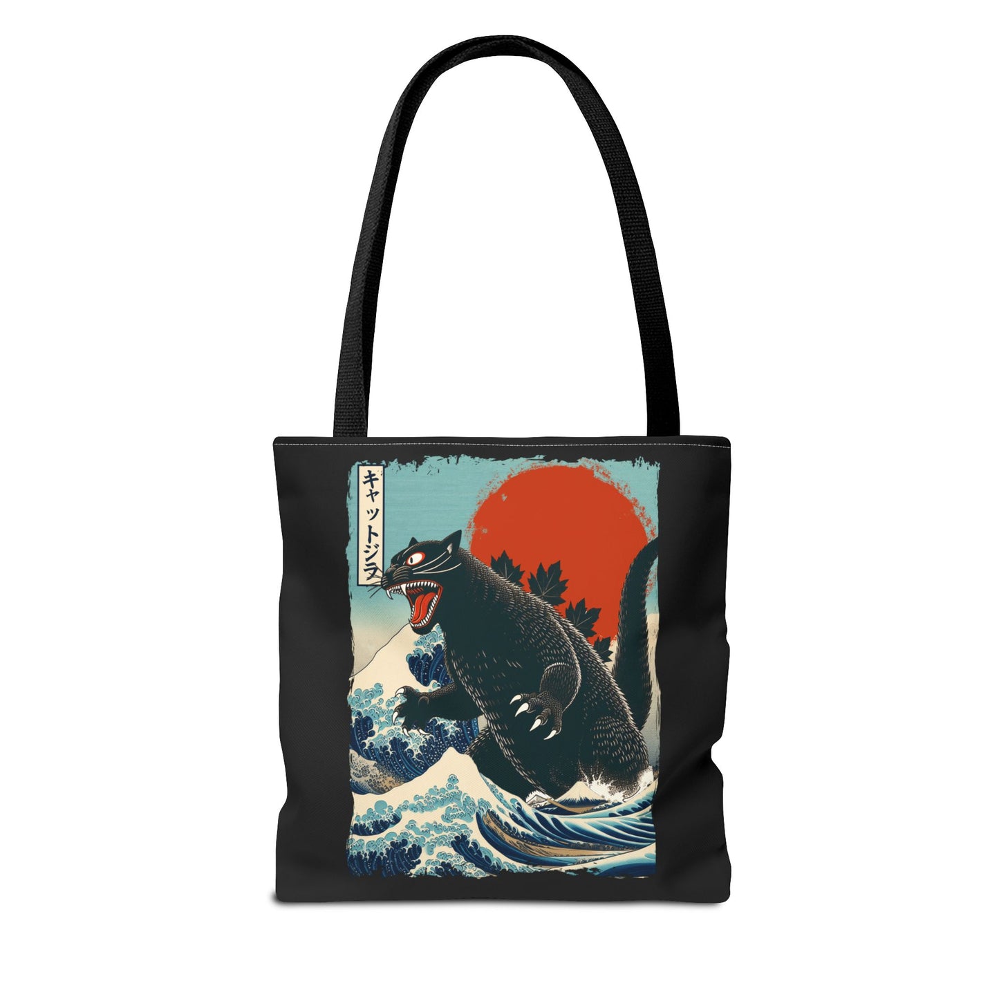Catzilla Japanese Art Tote Bag
