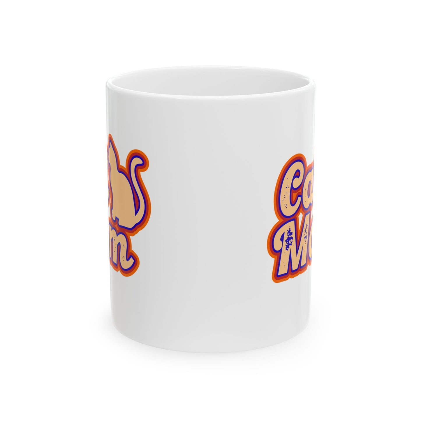 Vintage Cat Mom Coffee Mug