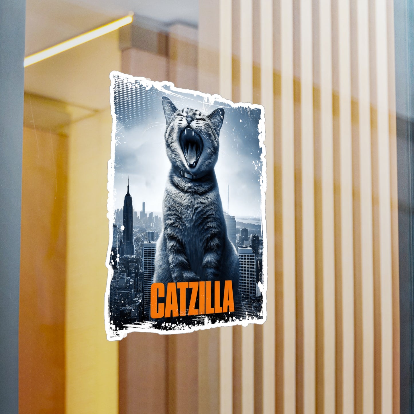 Catzilla Movie Vinyl Decal