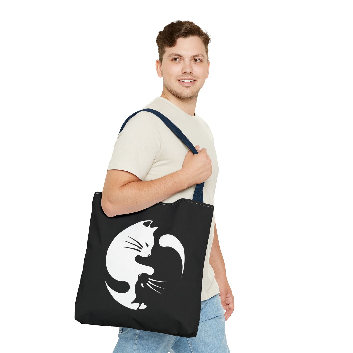 Yin Yang Kitties Tote Bag