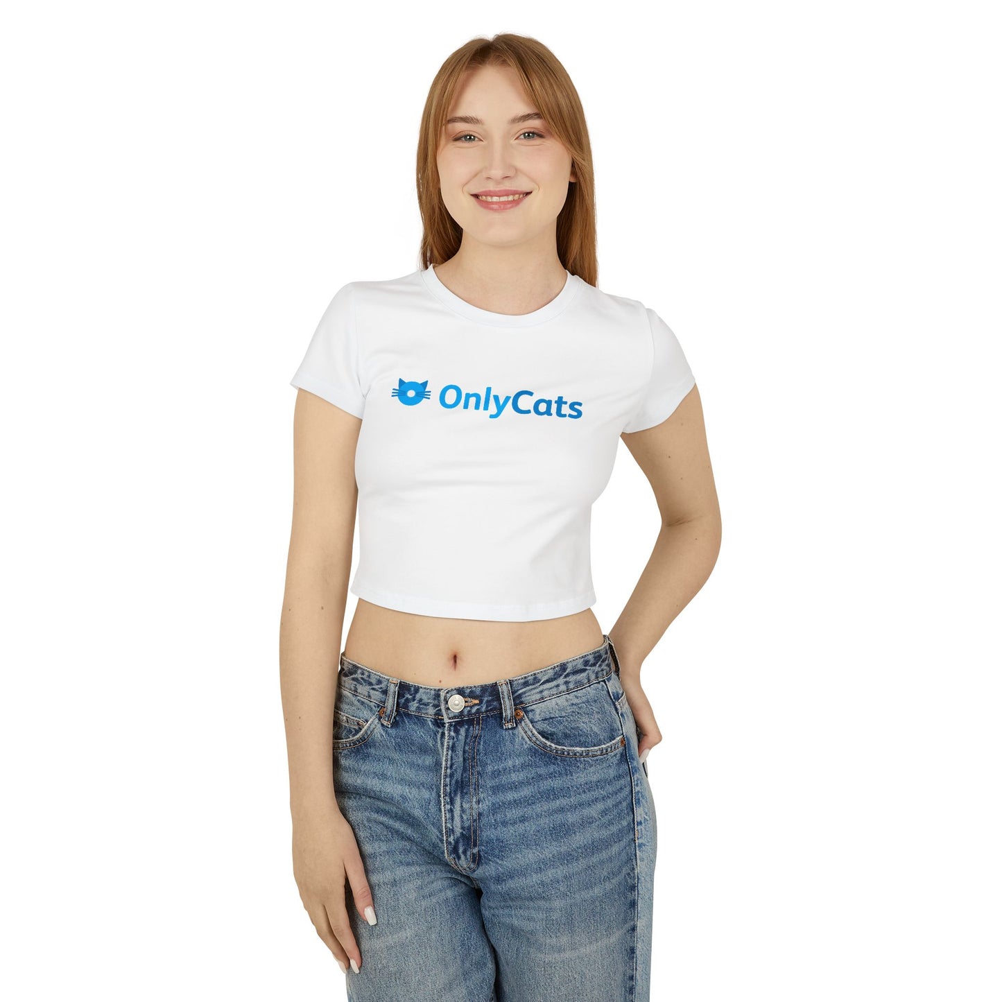OnlyCats Cat Butt Women's Baby Tee