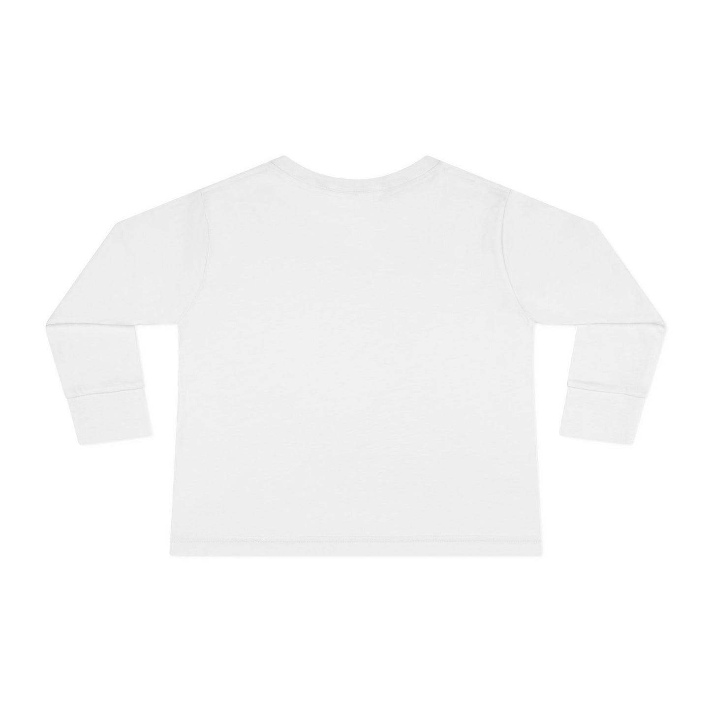 Cat Tail Love Retro Heart Toddler Long Sleeve Tee