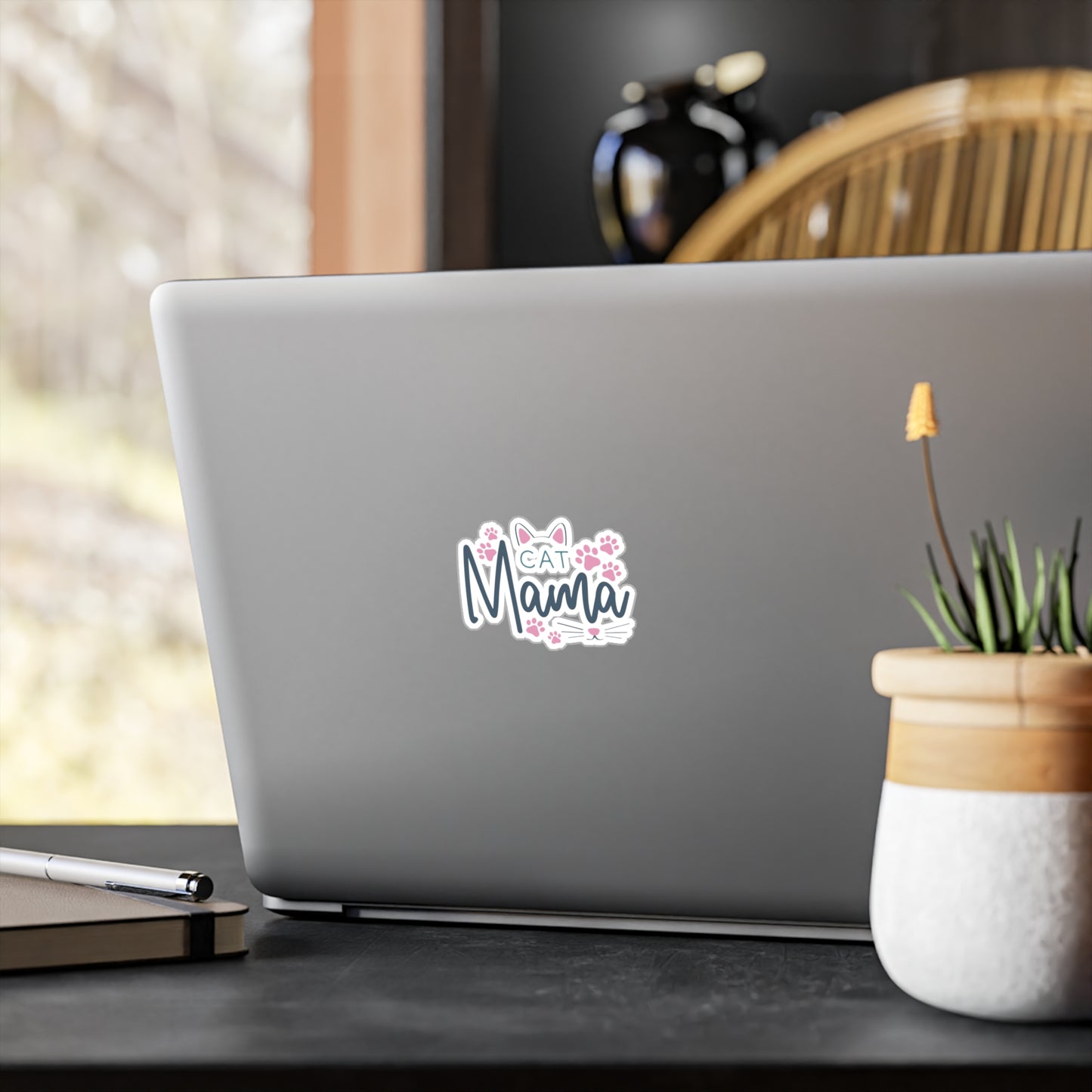Cat Mama Vinyl Decal Sticker