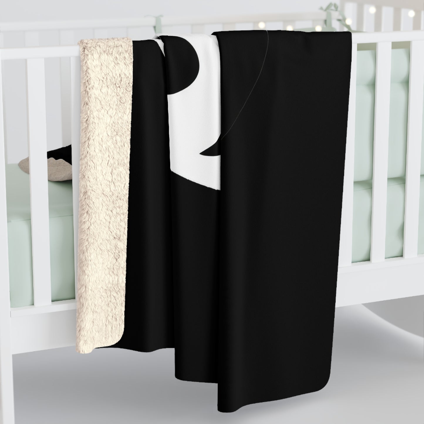 Yin Yang Kitties Sherpa Fleece Blanket