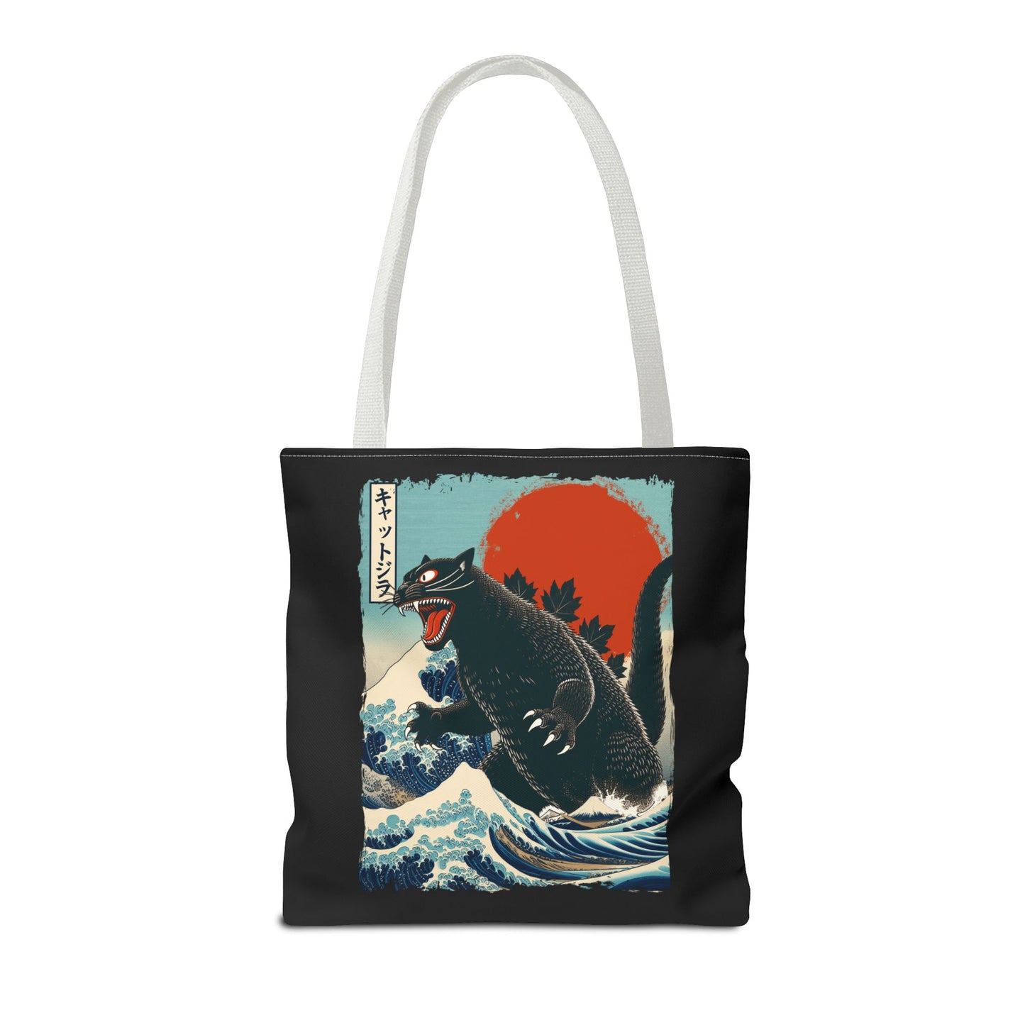 Catzilla Japanese Art Tote Bag