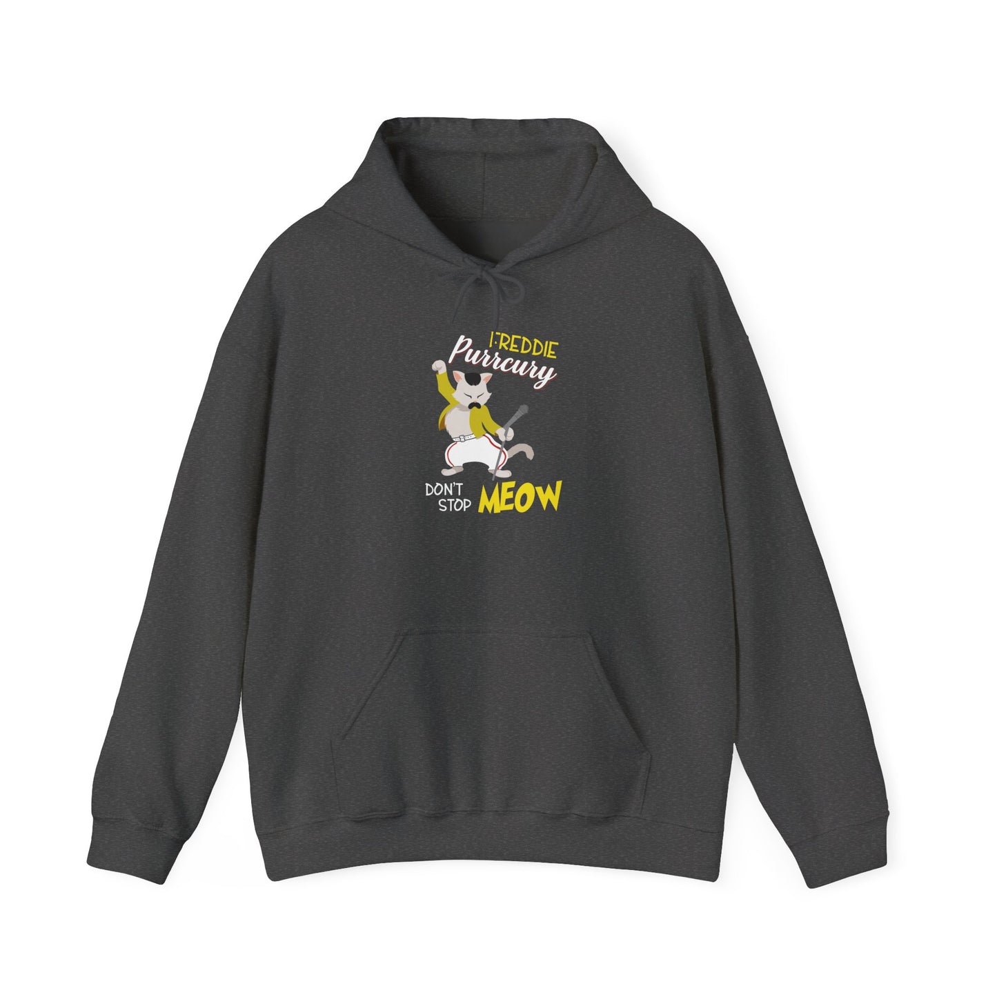 Freddie Purrcury Don’t Stop Meow Hooded Sweatshirt