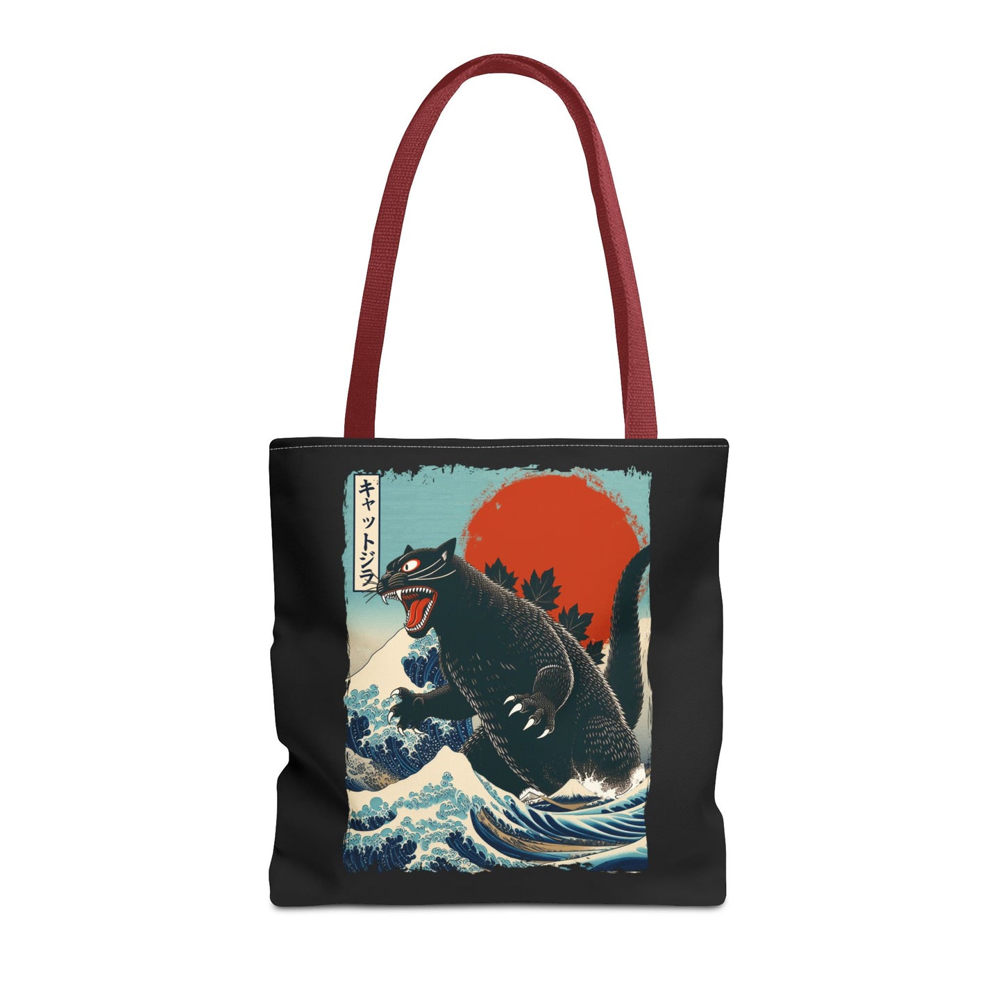 Catzilla Japanese Art Tote Bag