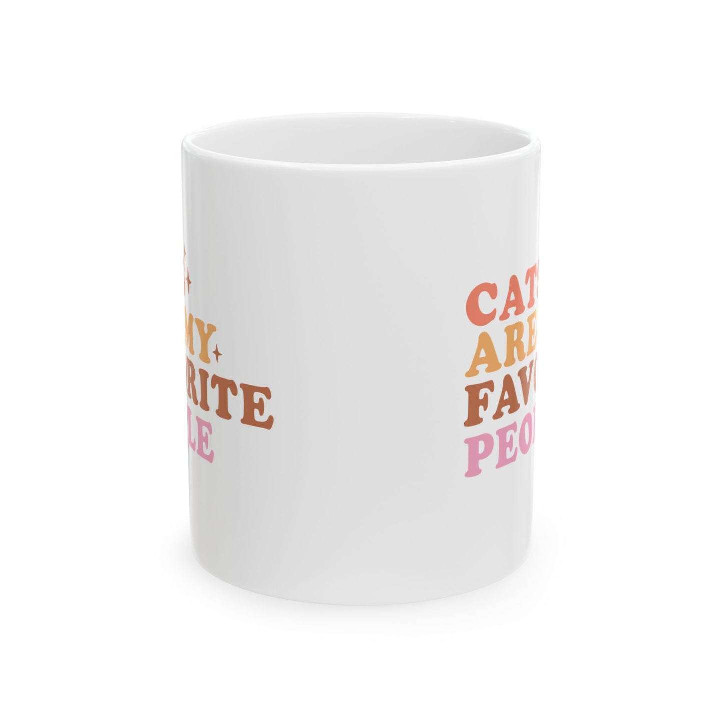 Cats Are My Favorite People Coffee Mug