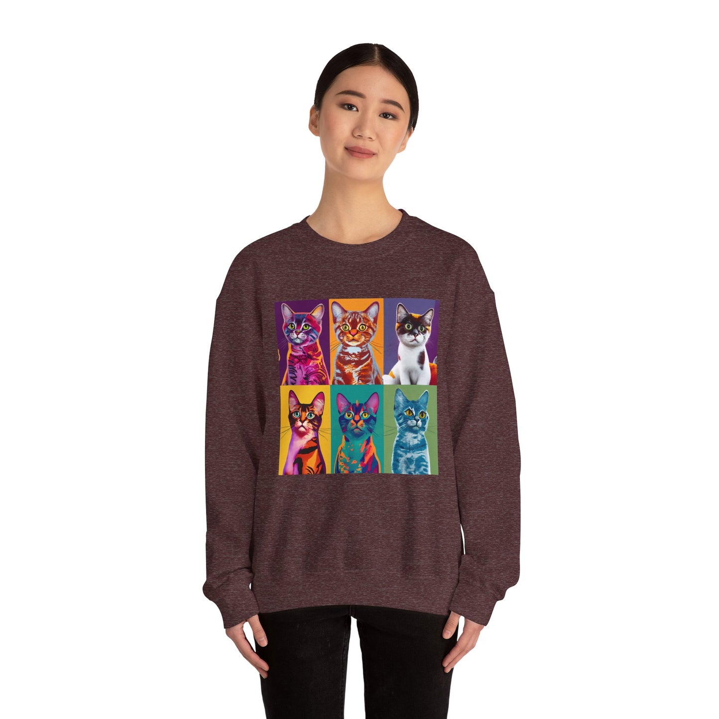Catty Warhol Crewneck Sweatshirt