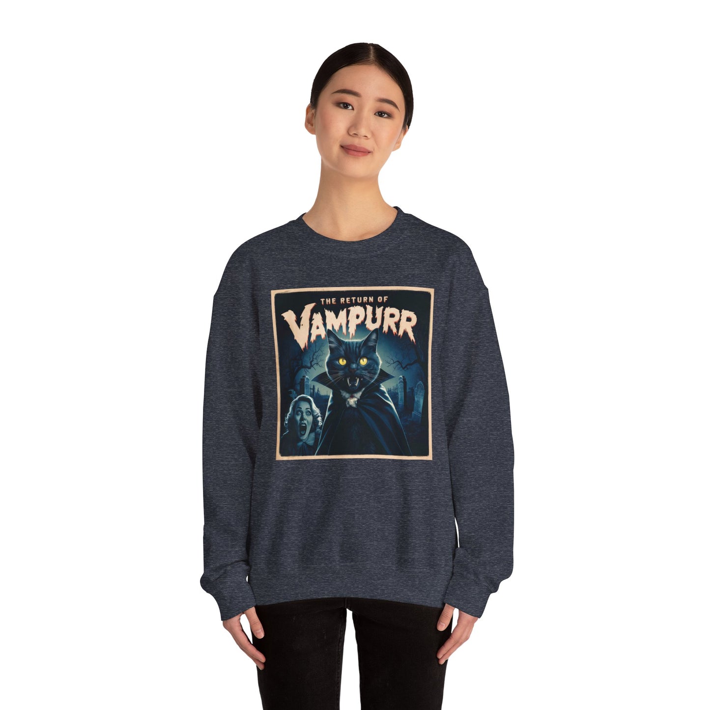 The Return Of Vampurr Movie Crewneck Sweatshirt