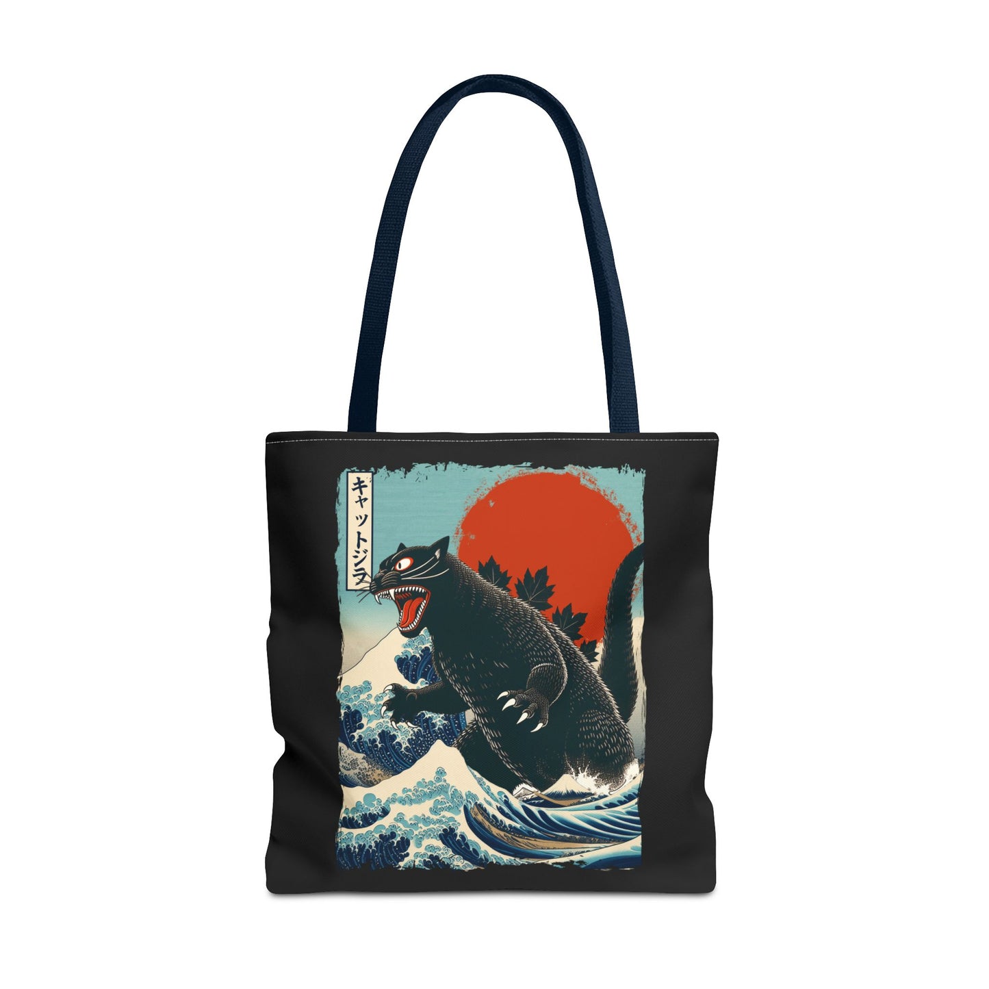 Catzilla Japanese Art Tote Bag