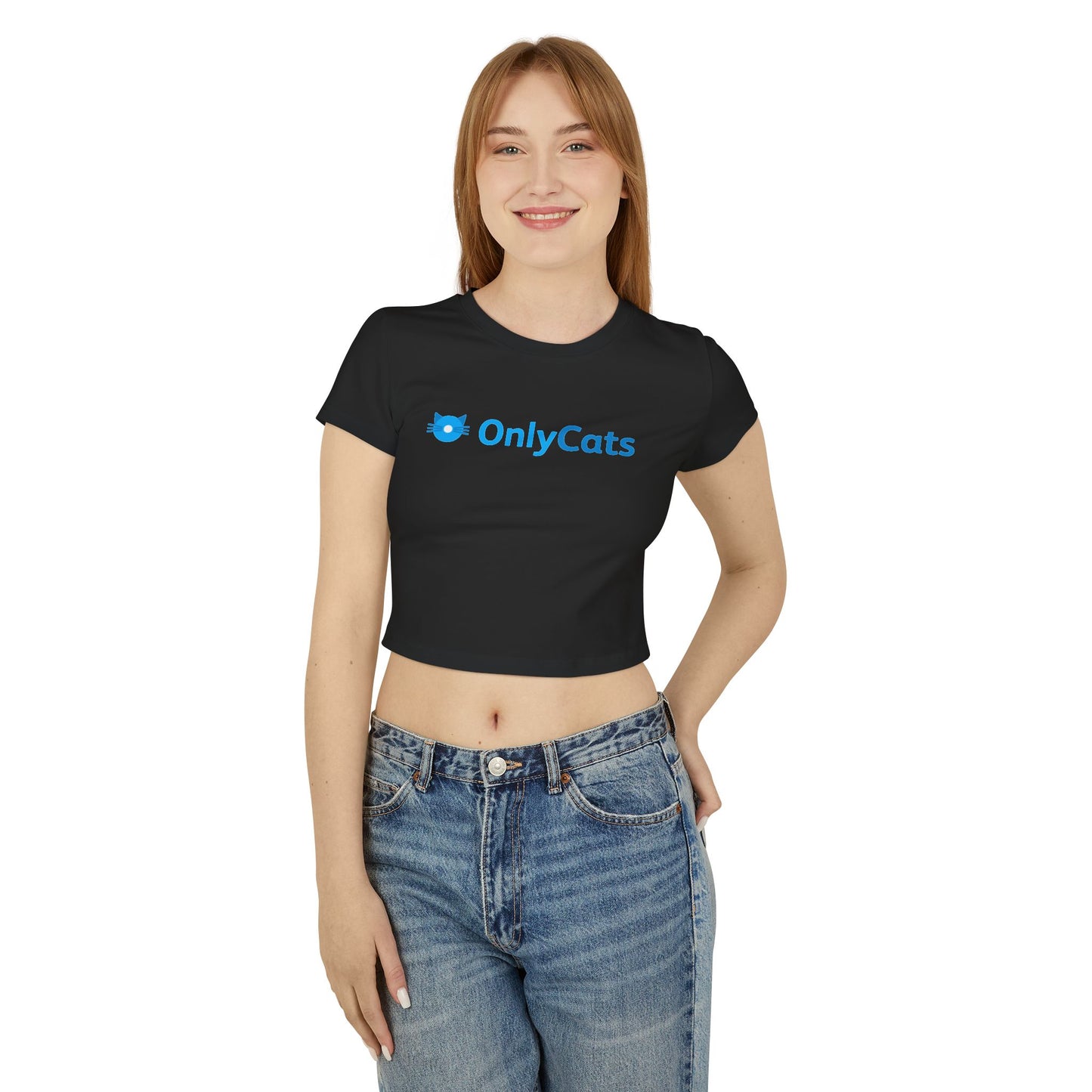 OnlyCats Cat Butt Women's Baby Tee