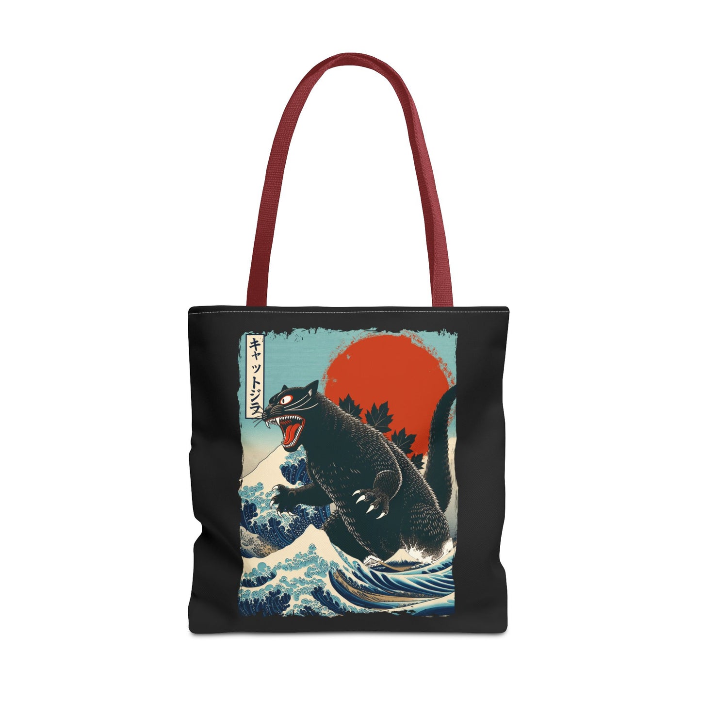 Catzilla Japanese Art Tote Bag
