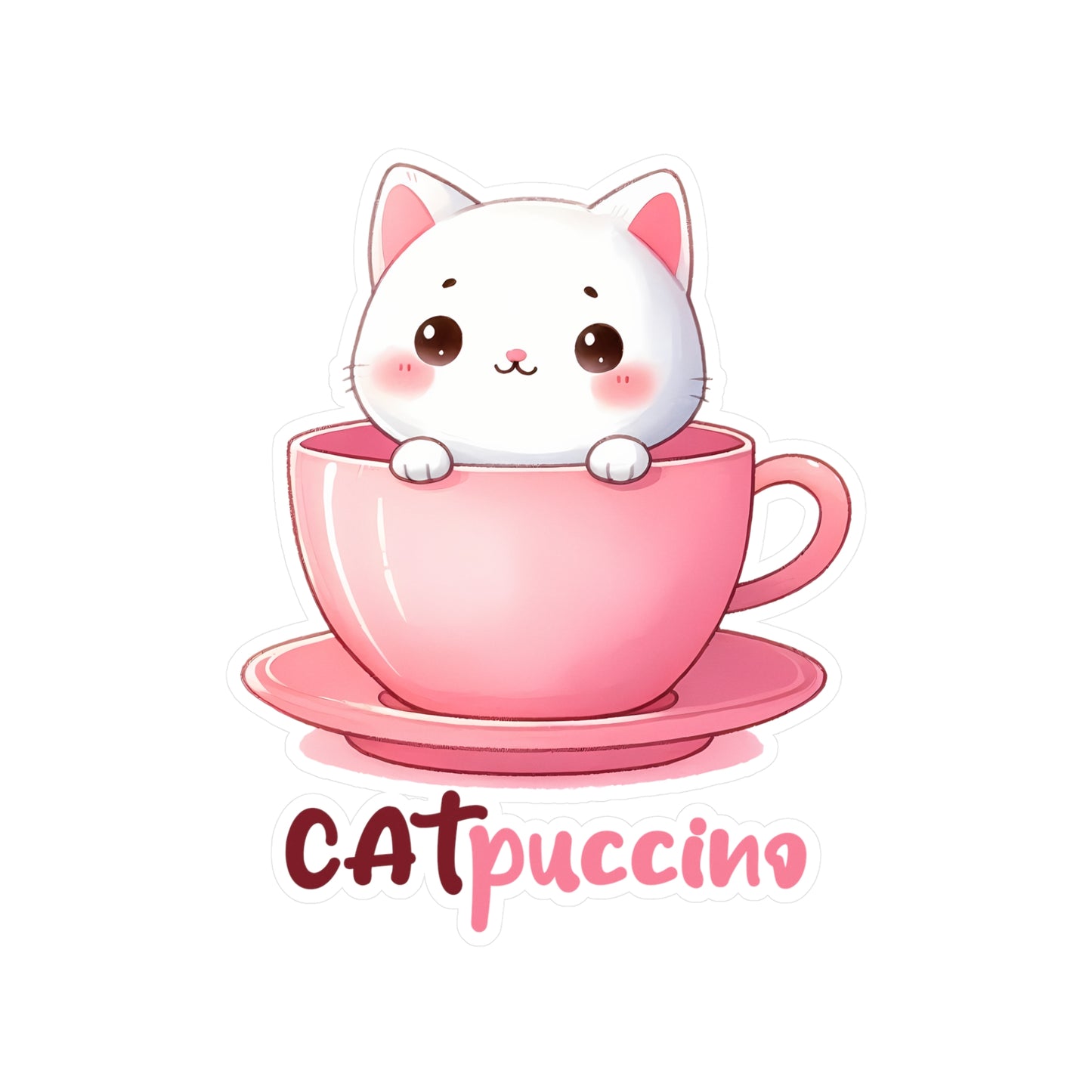 CATpuccino Vinyl Decal Sticker