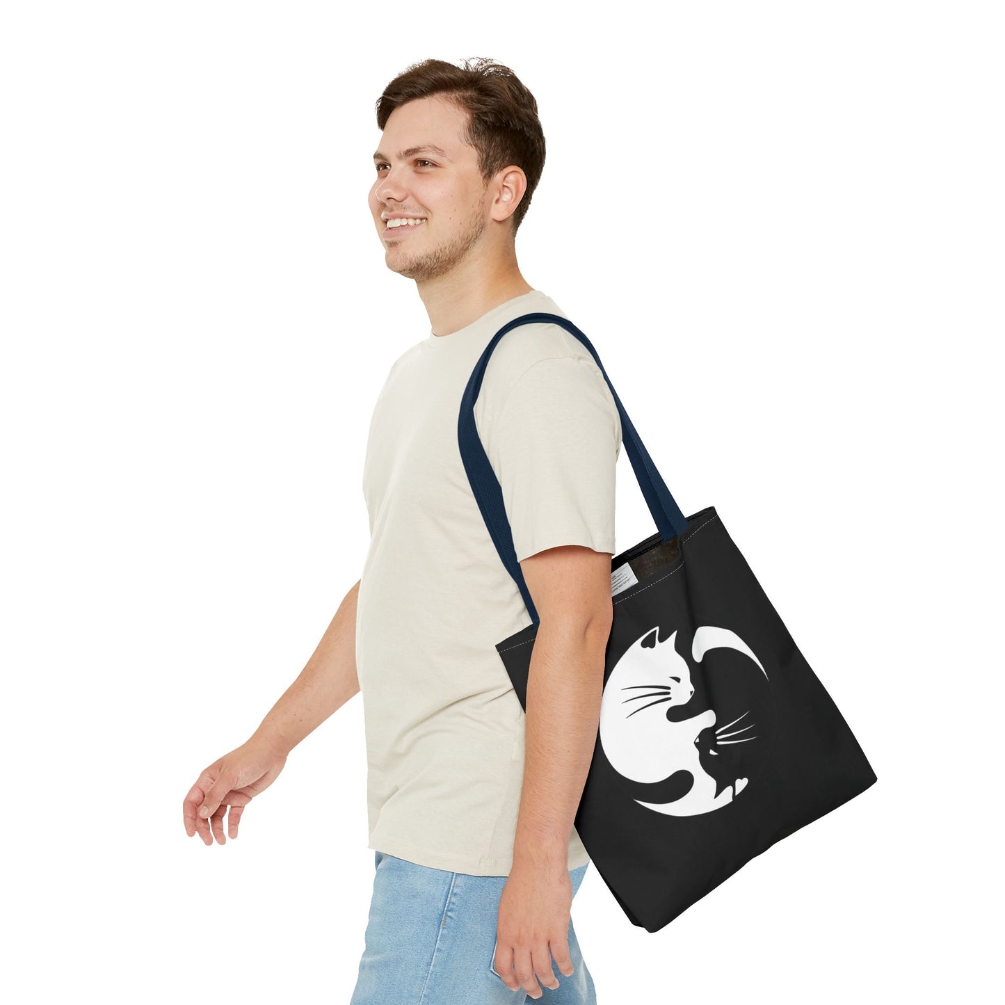 Yin Yang Kitties Tote Bag