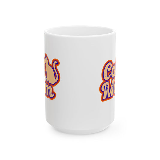 Vintage Cat Mom Coffee Mug