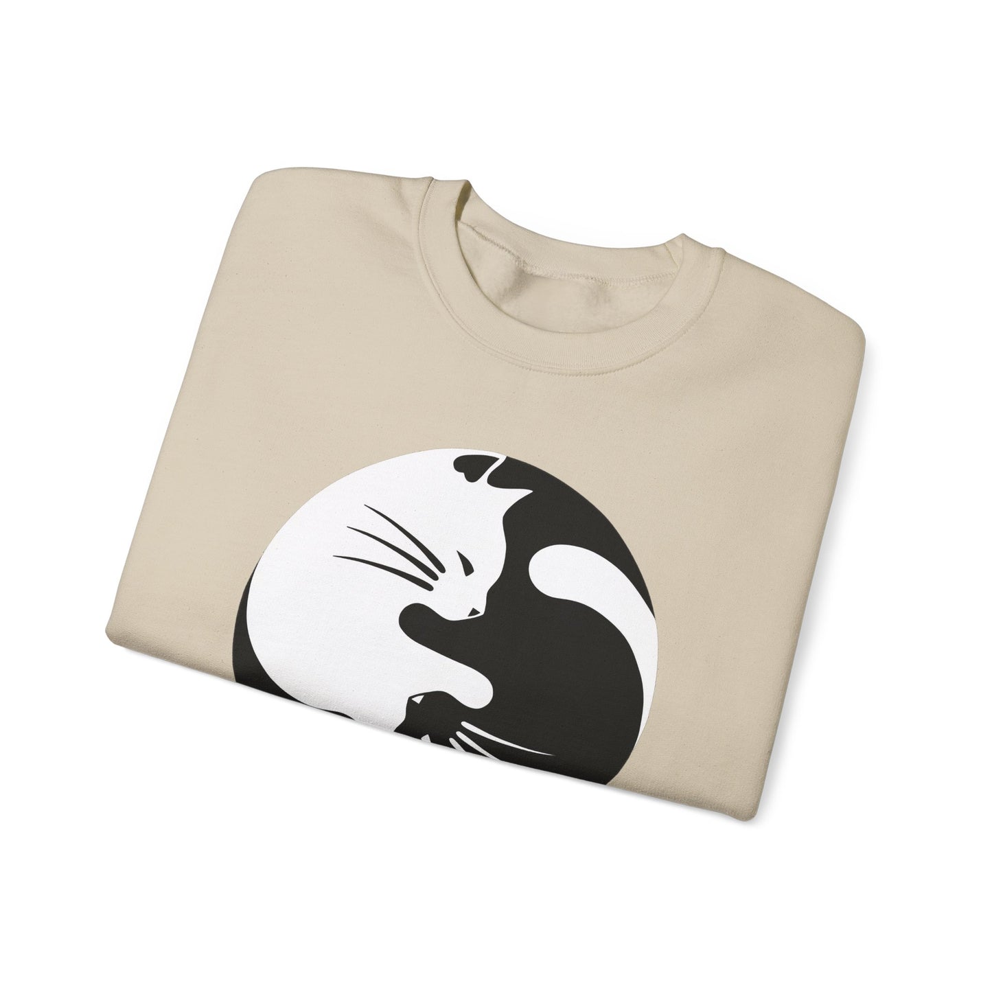 Yin Yang Kitties Crewneck Sweatshirt