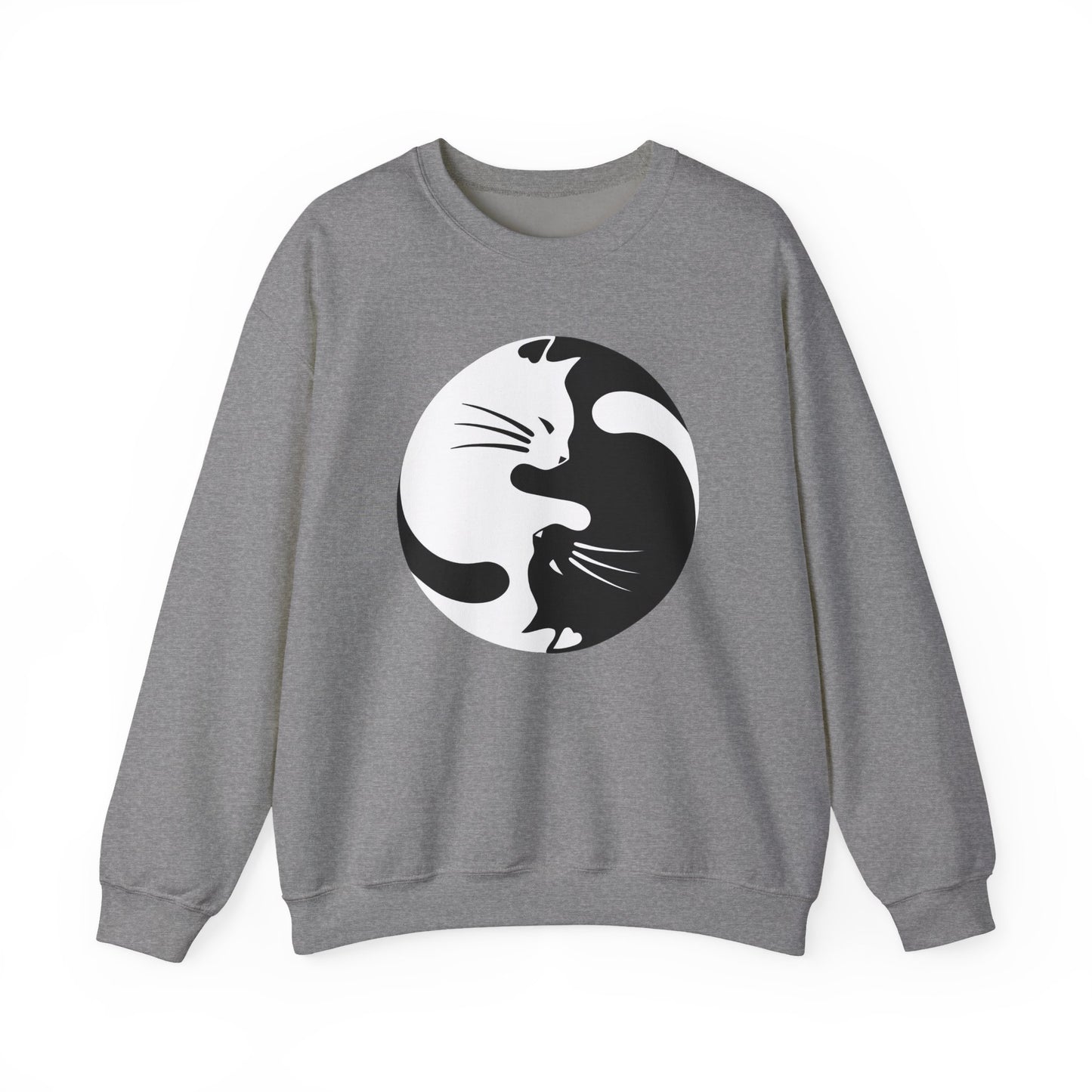 Yin Yang Kitties Crewneck Sweatshirt