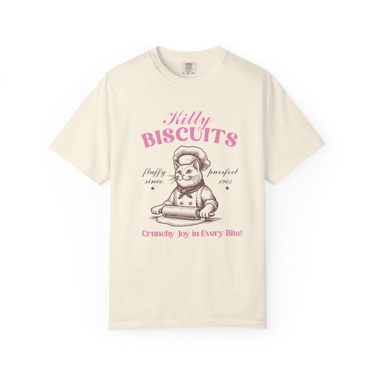 Kitty Biscuits Baker Cat T-Shirt