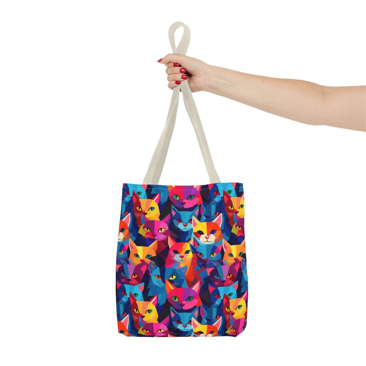 Prismatic Paws Tote Bag