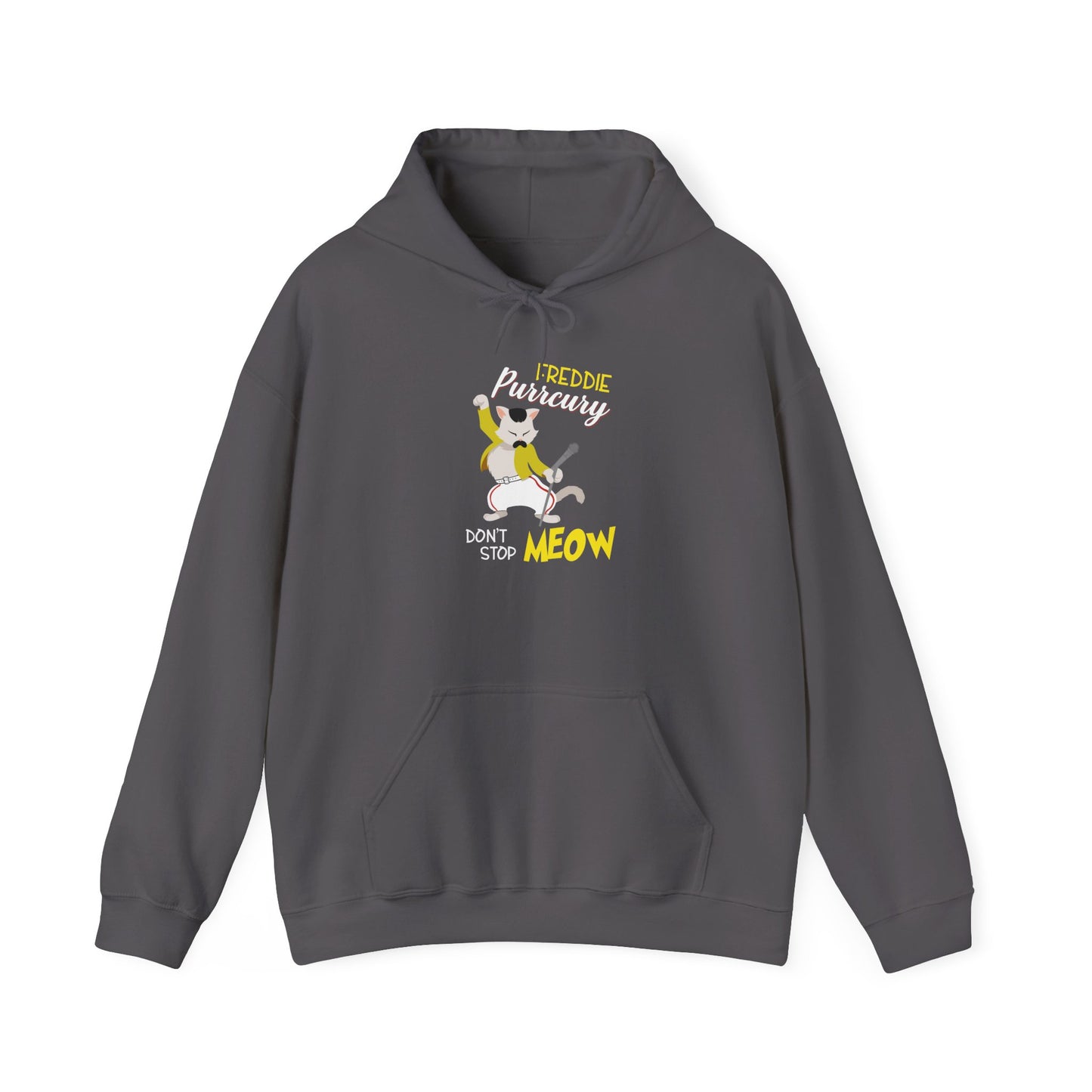 Freddie Purrcury Don’t Stop Meow Hooded Sweatshirt