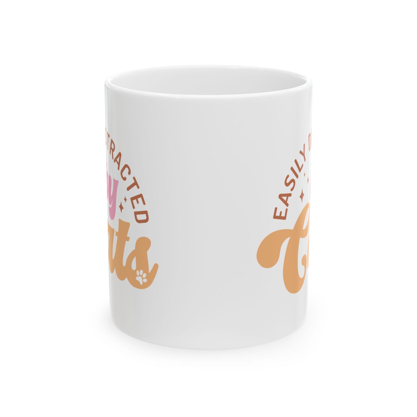 Easily Distracted by Cats Coffee Mug