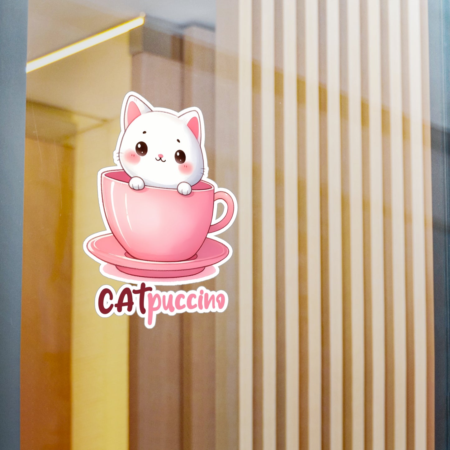 CATpuccino Vinyl Decal Sticker