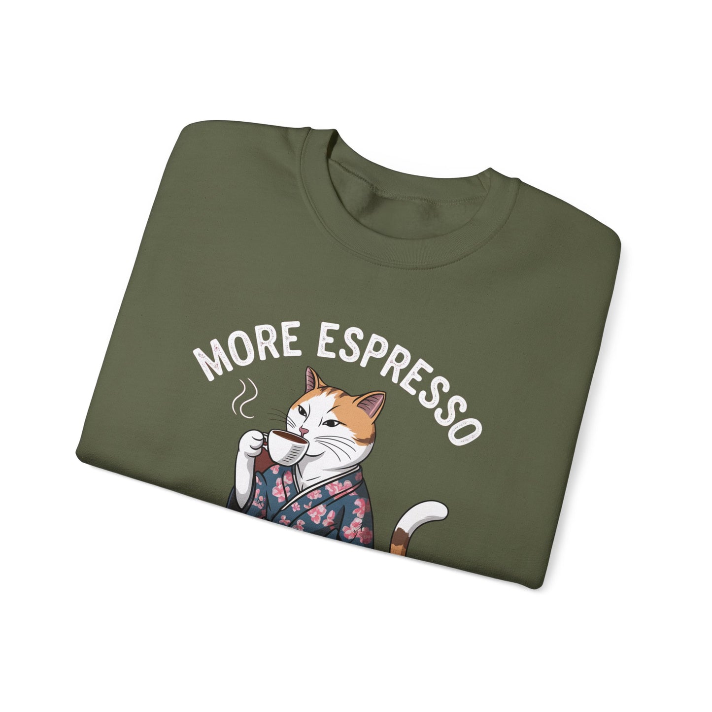 More Espresso Less Depresso Crewneck Sweatshirt