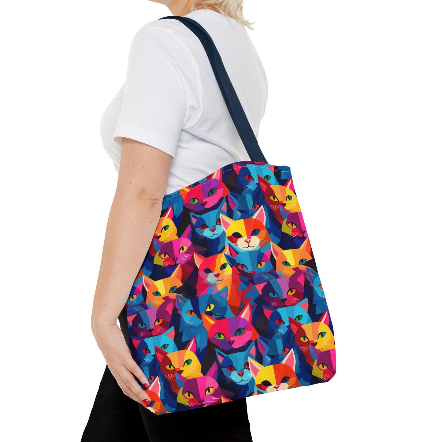 Prismatic Paws Tote Bag