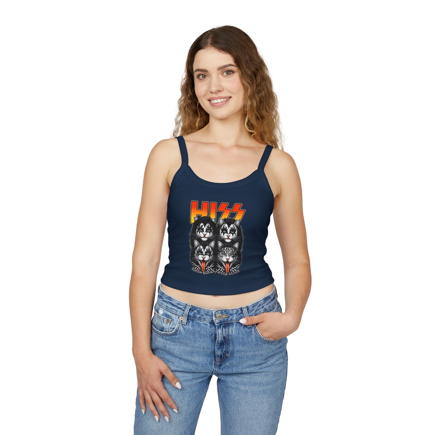 Hiss Band Women's Spaghetti Strap Tank Top
