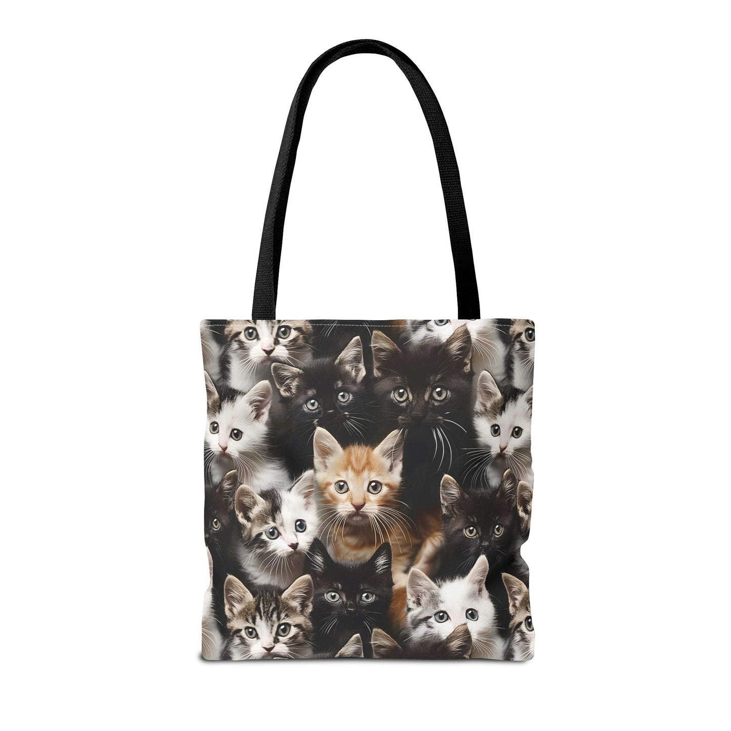 Cozy Kitten Crowd Tote Bag