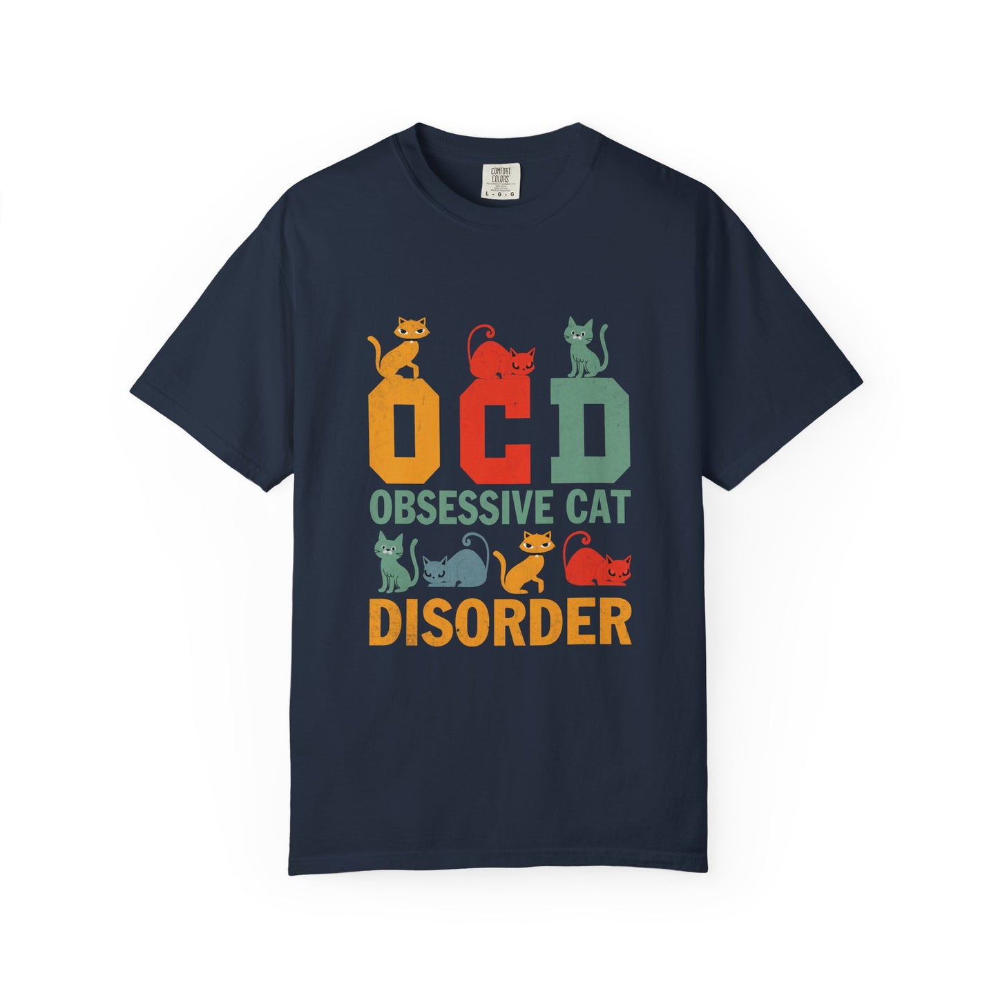 OCD Obsessive Cat Disorder T-Shirt