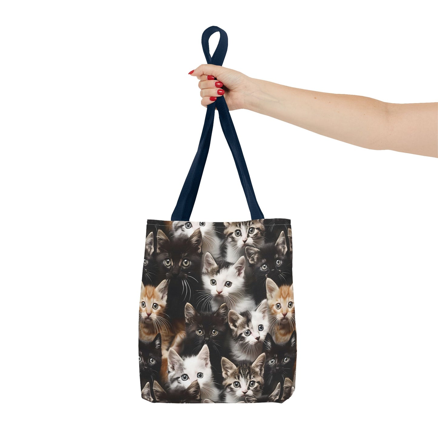 Cozy Kitten Crowd Tote Bag