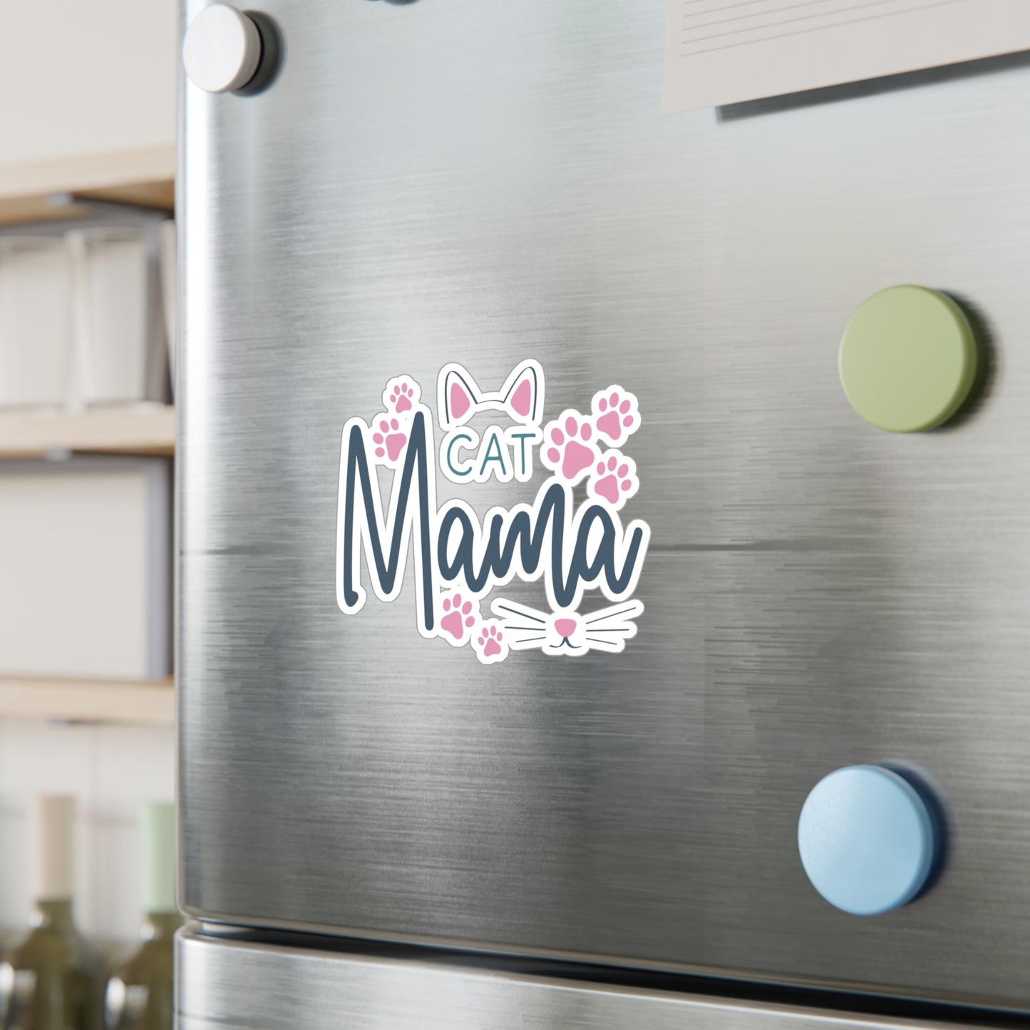 Cat Mama Vinyl Decal Sticker