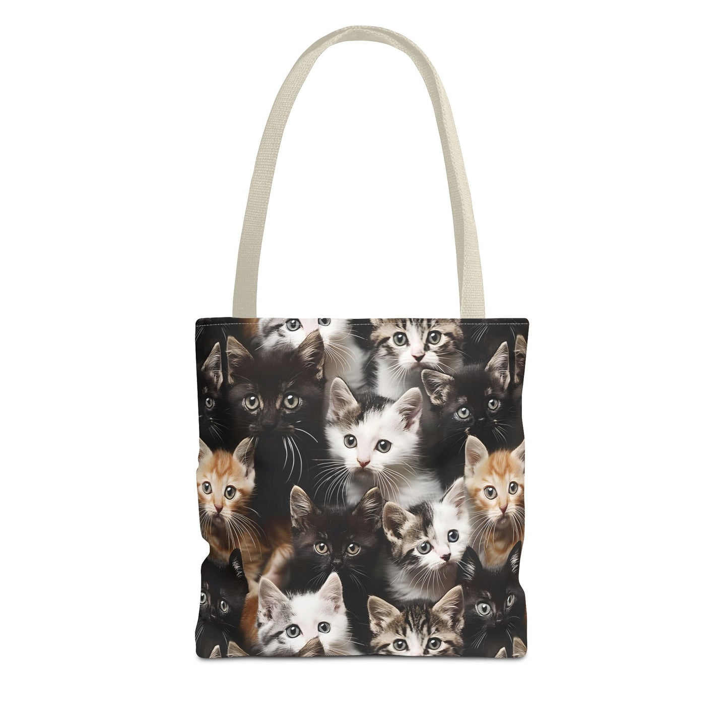 Cozy Kitten Crowd Tote Bag
