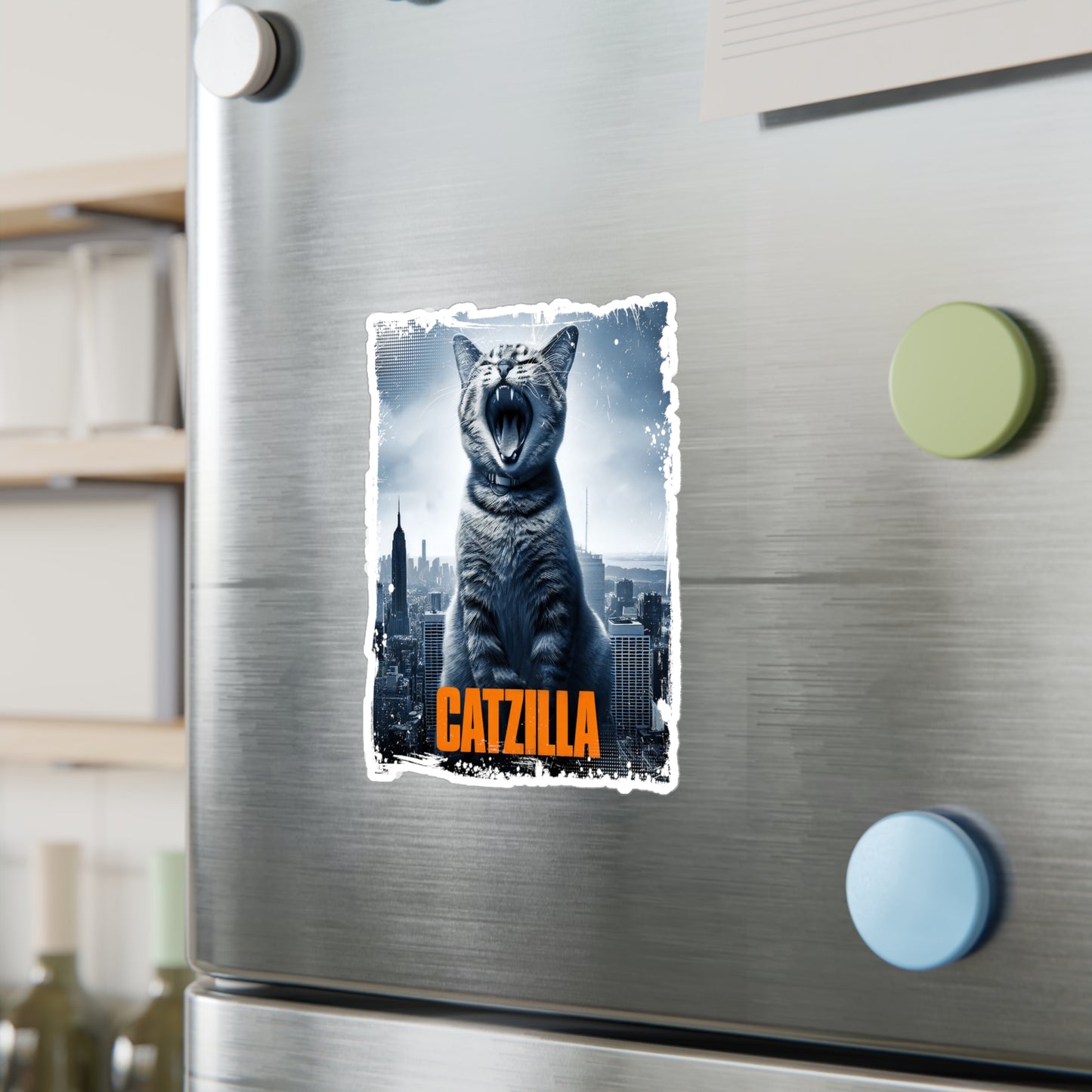 Catzilla Movie Vinyl Decal