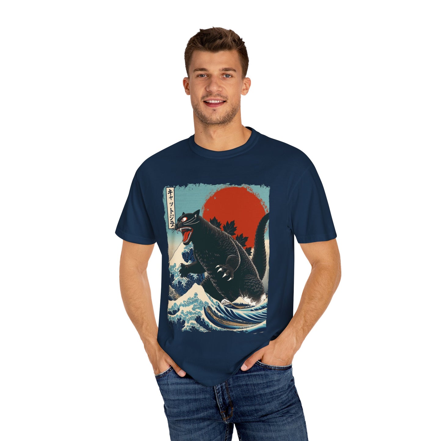 Catzilla Japanese Art T-Shirt