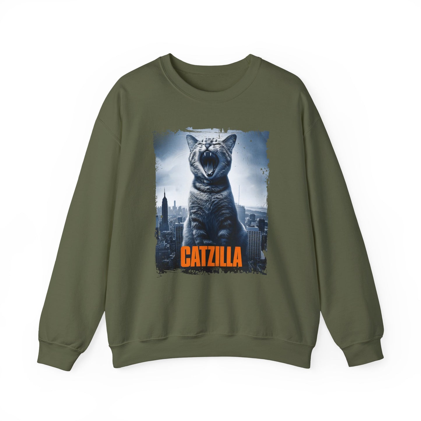 Catzilla Movie Crewneck Sweatshirt