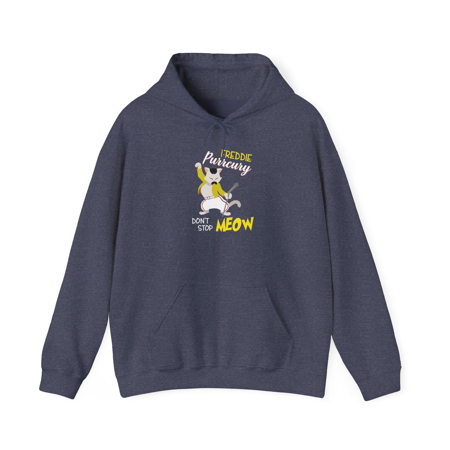 Freddie Purrcury Don’t Stop Meow Hooded Sweatshirt