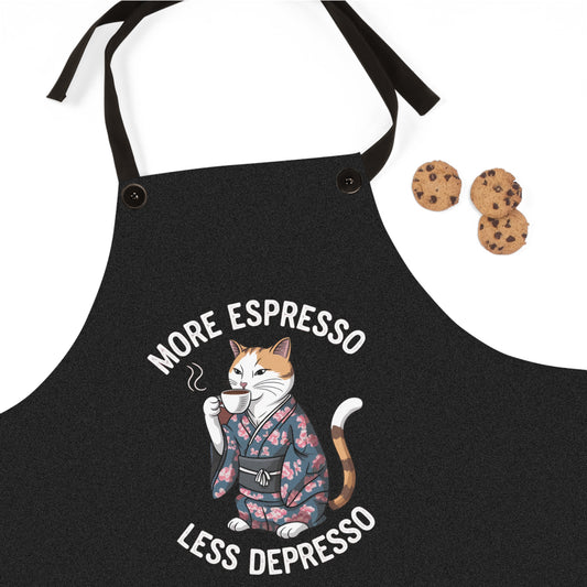 More Espresso Less Depresso Apron