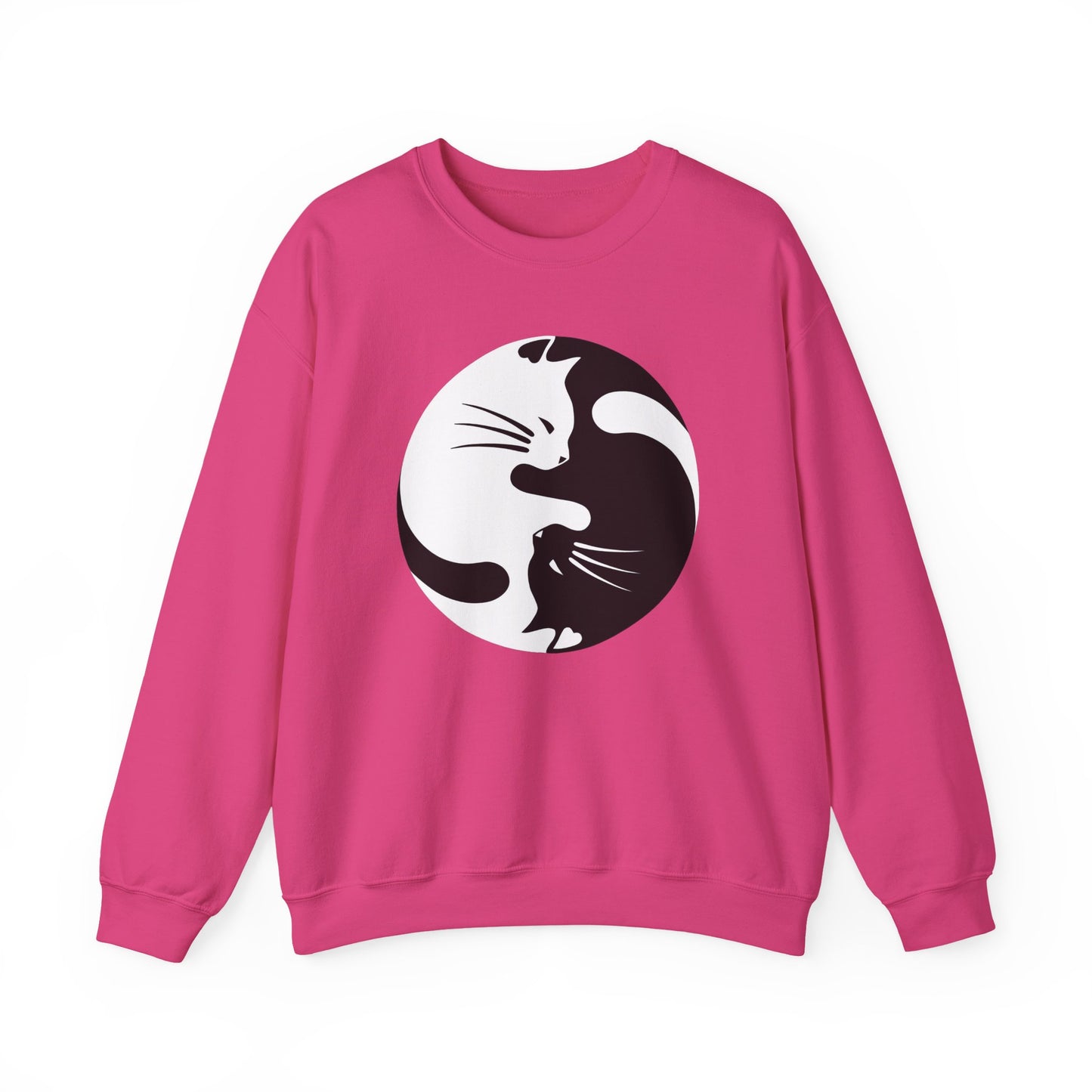 Yin Yang Kitties Crewneck Sweatshirt