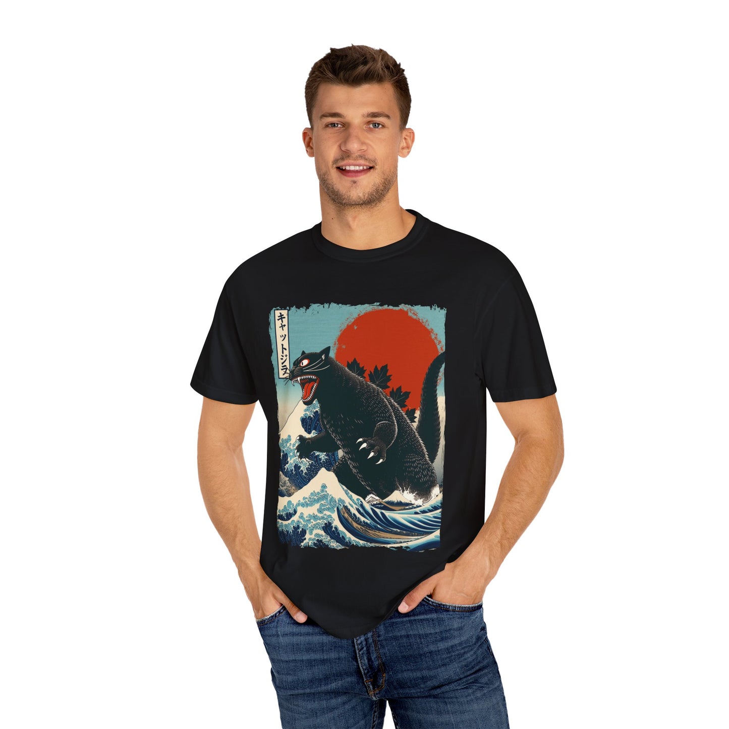 Catzilla Japanese Art T-Shirt