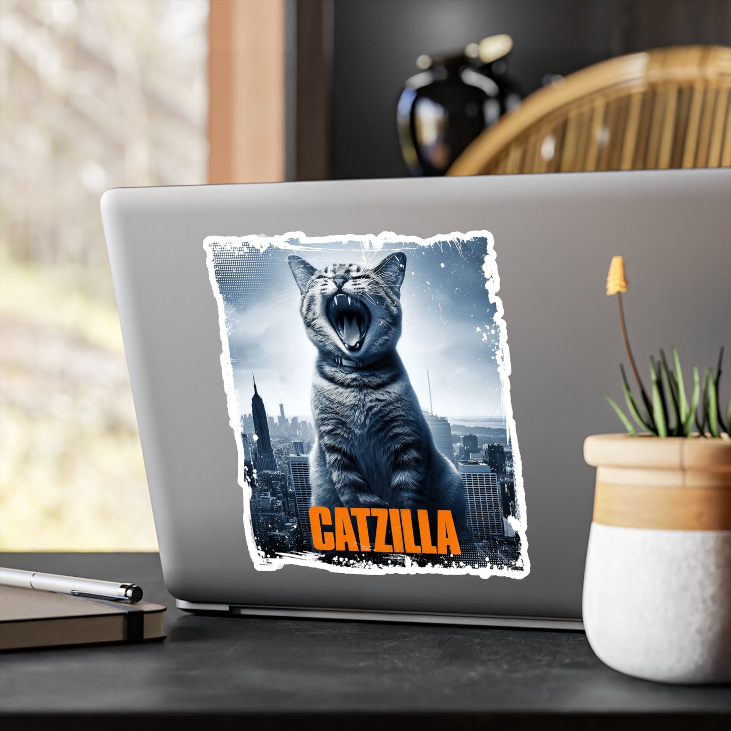 Catzilla Movie Vinyl Decal