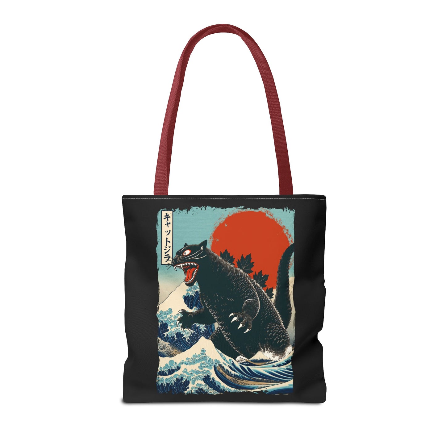 Catzilla Japanese Art Tote Bag