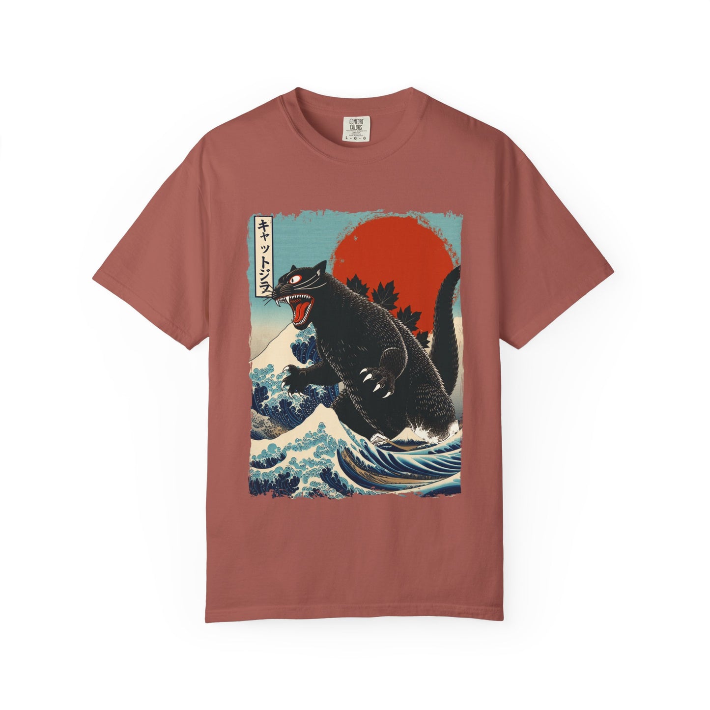 Catzilla Japanese Art T-Shirt